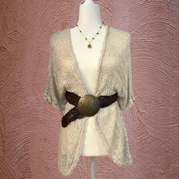 Cottagecore Open Knit Cardigan - Picture 1 of 5